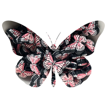 Silicone Multicolour Butterfly Beads