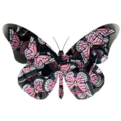 Silicone Multicolour Butterfly Beads