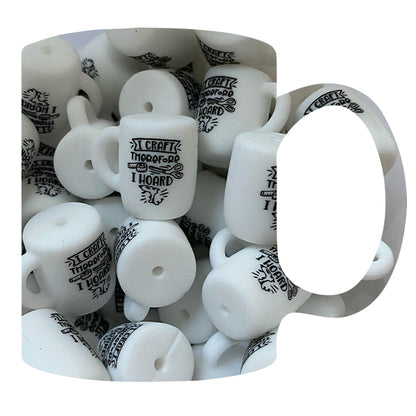 Silicone Word Mug Bead