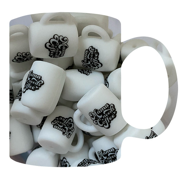 Silicone Word Mug Bead