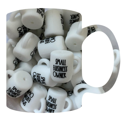 Silicone Word Mug Bead