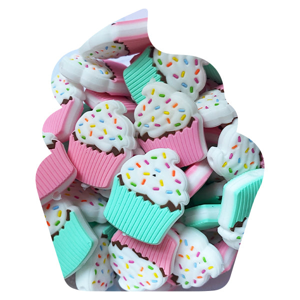 Silicone Cupcake Beads