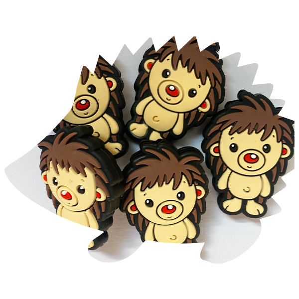 Silicone Cute Hedgehog Beads