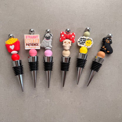 Silicone Beaded Wine / Bottle Stopper