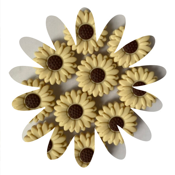 Silicone Daisy Beads