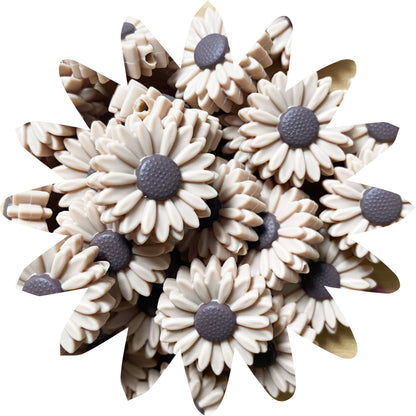 Silicone Daisy Beads