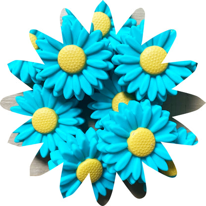 Silicone Daisy Beads