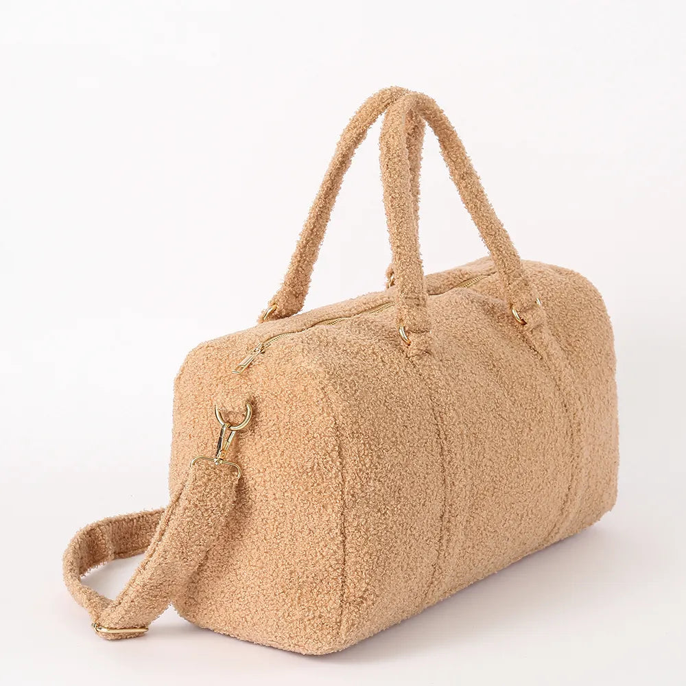 Teddy Duffle Bag - Pink