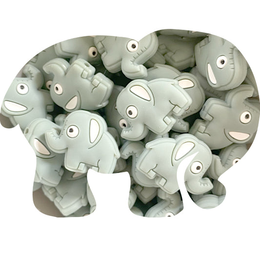 Silicone Baby Elephant Beads