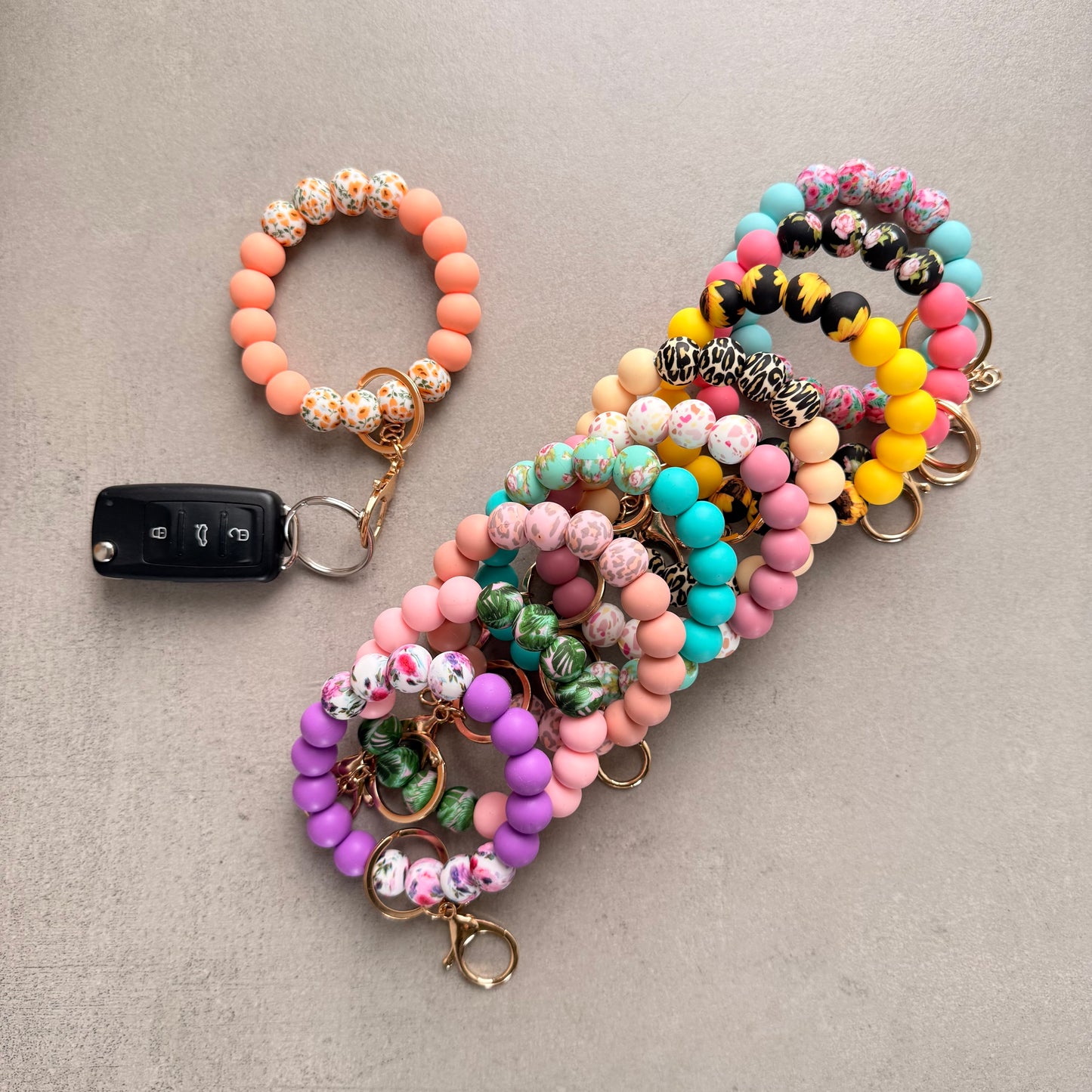 Silicone Key Wristlet