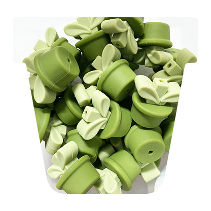 Silicone Flower Pot Beads