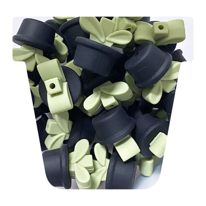 Silicone Flower Pot Beads