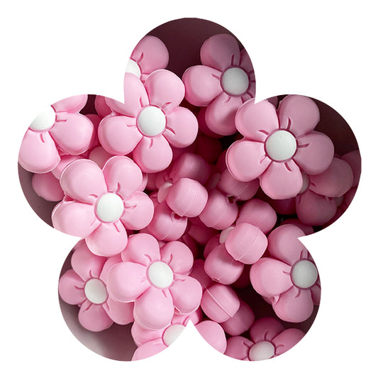 Silicone Flower Bead