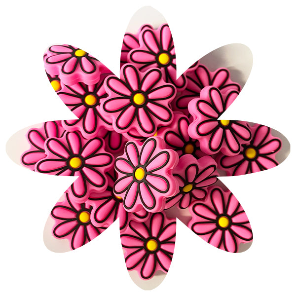 Silicone Flower Beads