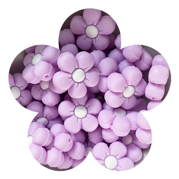 Silicone Flower Bead