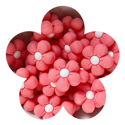 Silicone Flower Bead