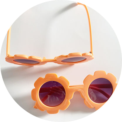 Vintage Sunflower Sunglasses - Multicolours