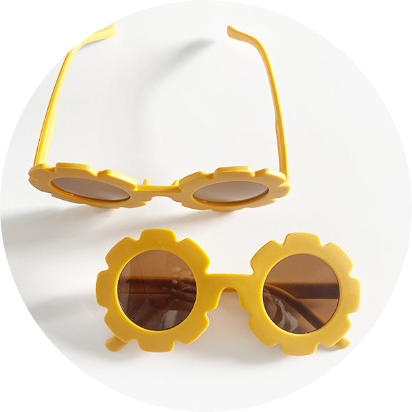 Vintage Sunflower Sunglasses - Multicolours