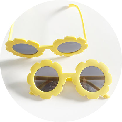 Vintage Sunflower Sunglasses - Multicolours