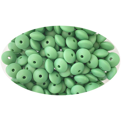 Silicone Lentil Beads