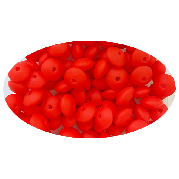 Silicone Lentil Beads