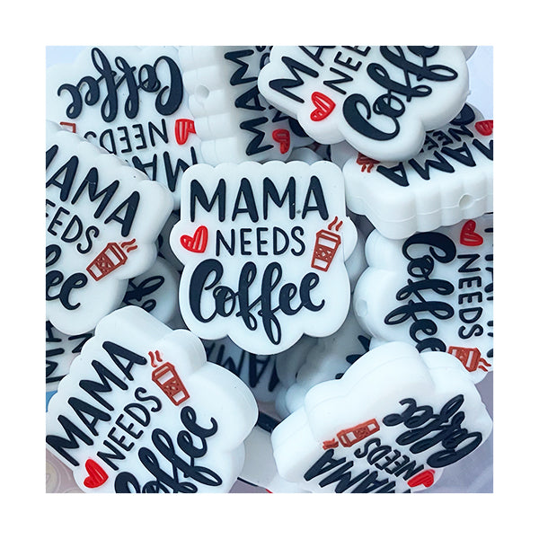 Silicone Mama Needs Coffee Bead