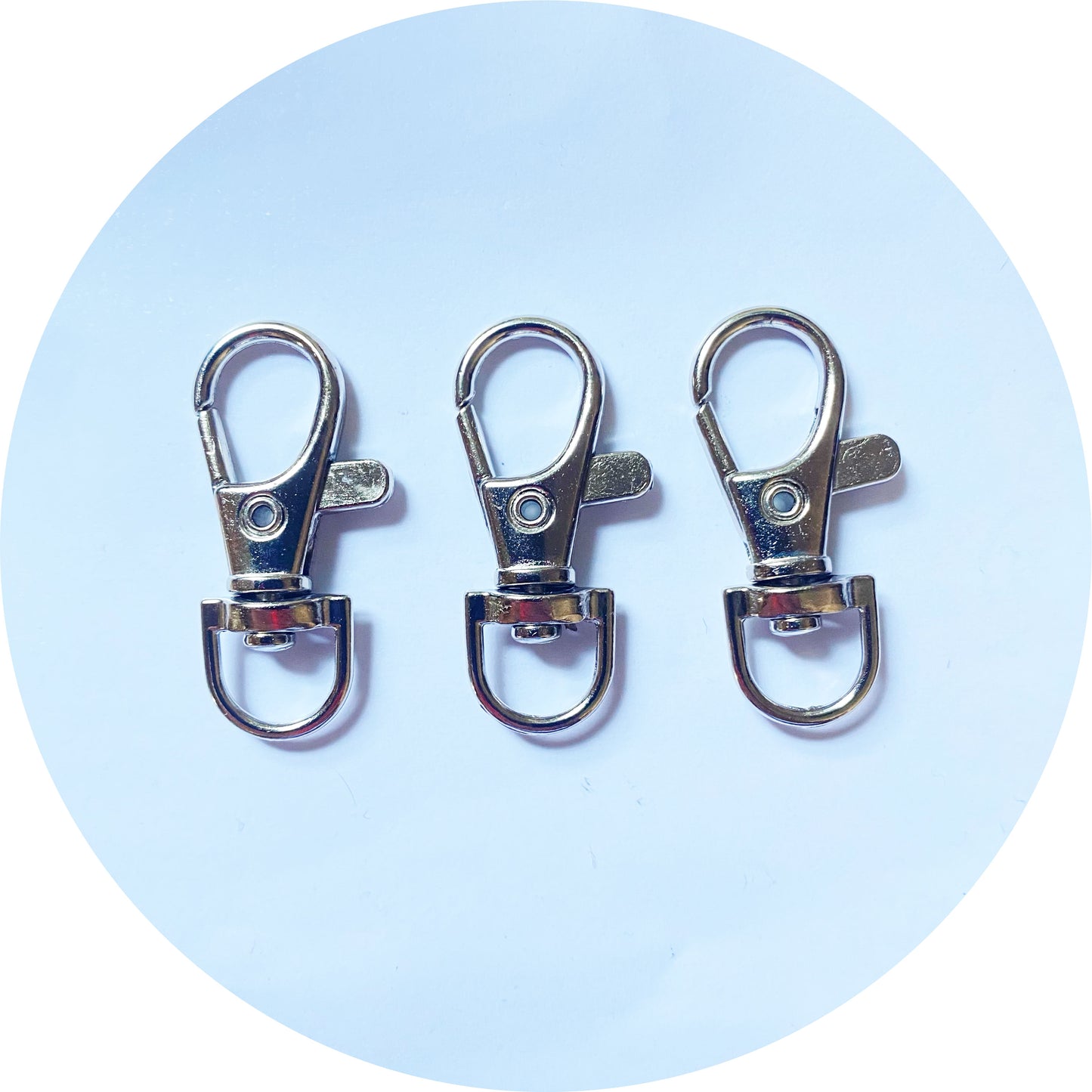 Lanyard Swivel Clips - Silver