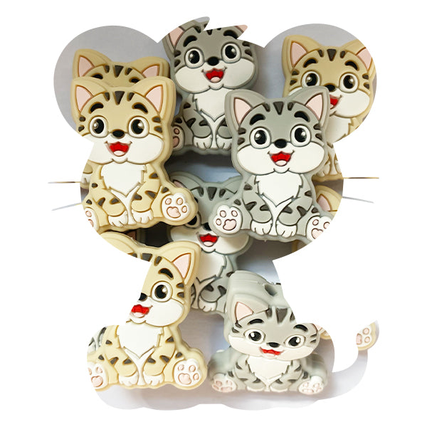 Silicone Tiger Beads