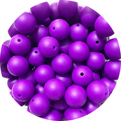 9mm Silicone Round Bead