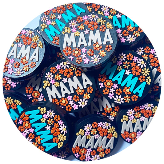 Silicone Mama Flower Bead