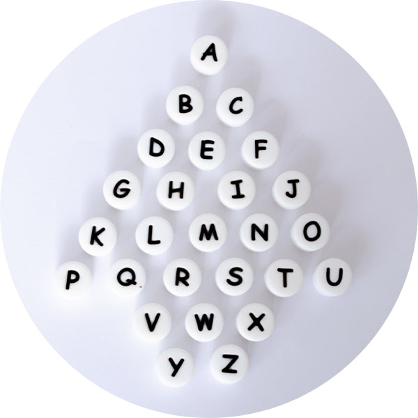 12mm Silicone Round Alphabet Starter Kit - 125 letters