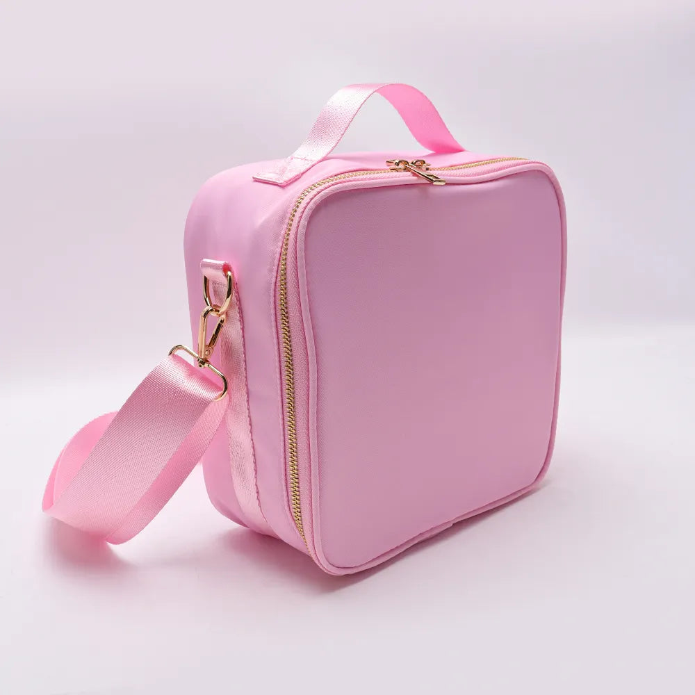 Baby pink lunch bag on sale