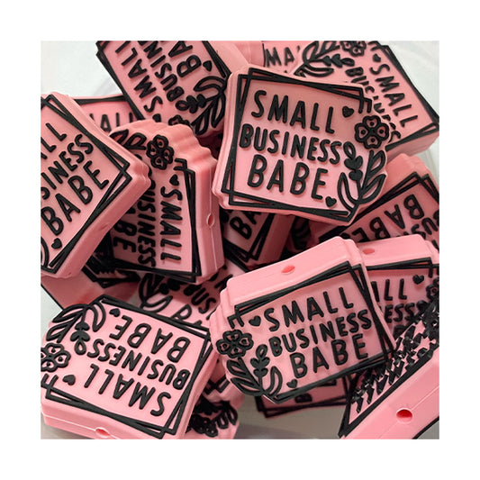 Silicone Small Business Babe Bead