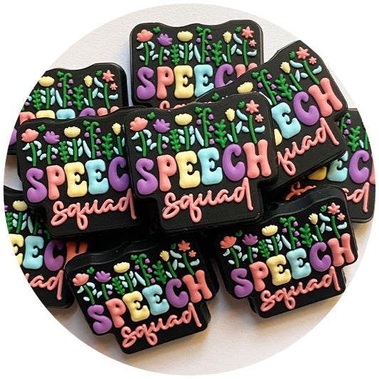 Silicone Speech Squad Beads