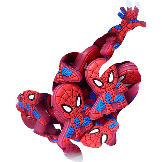 Silicone Spiderman Beads