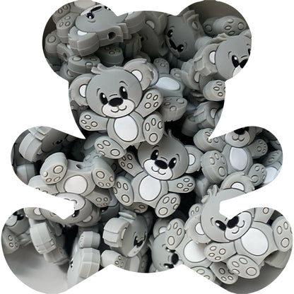 Silicone Teddy Bear Bead