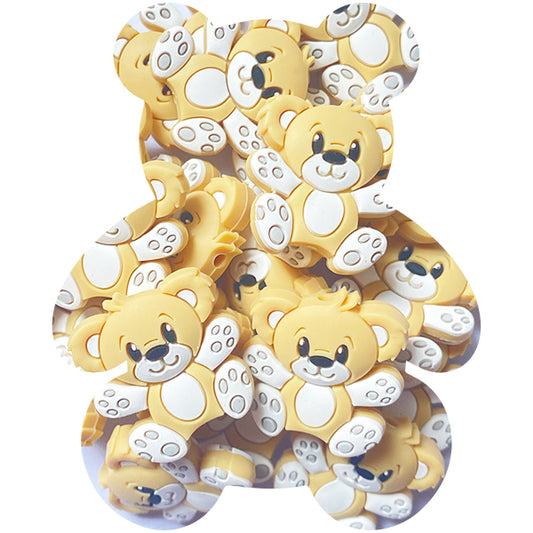 Silicone Teddy Bear Bead