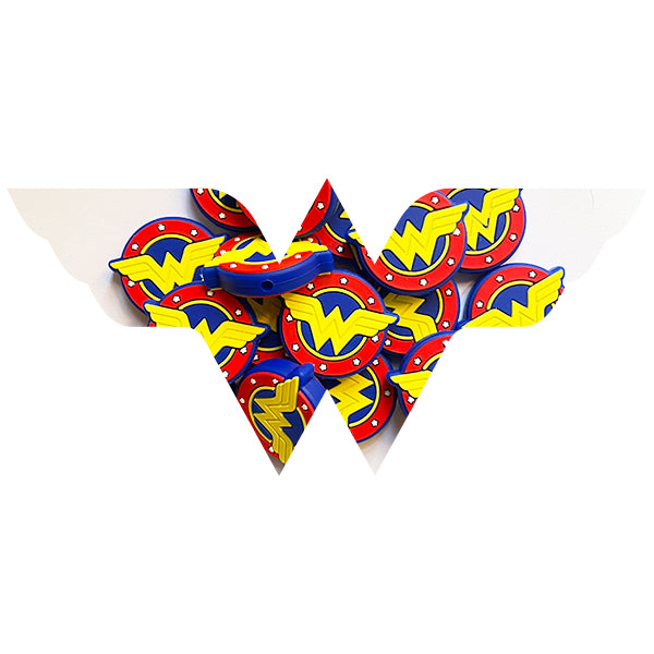 Silicone Wonder Woman Beads