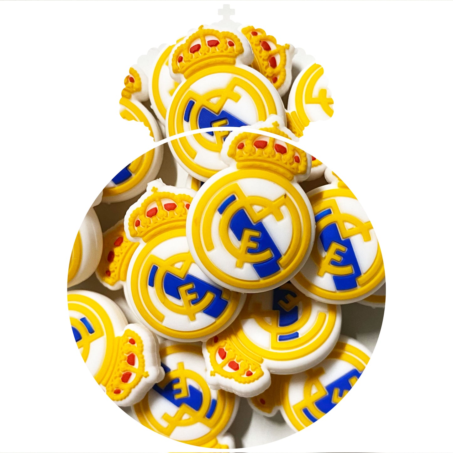 Silicone Real Madrid Bead