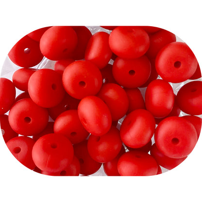 14mm Silicone Abacus Beads