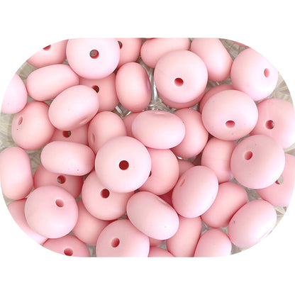 14mm Silicone Abacus Beads