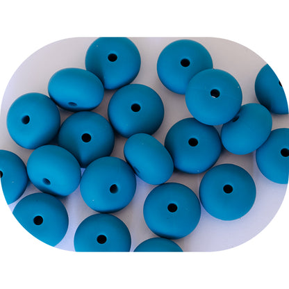 14mm Silicone Abacus Beads