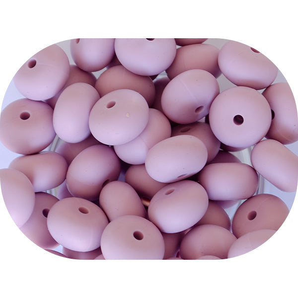 14mm Silicone Abacus Beads