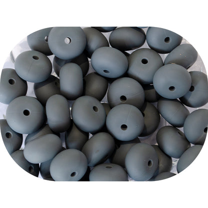 14mm Silicone Abacus Beads