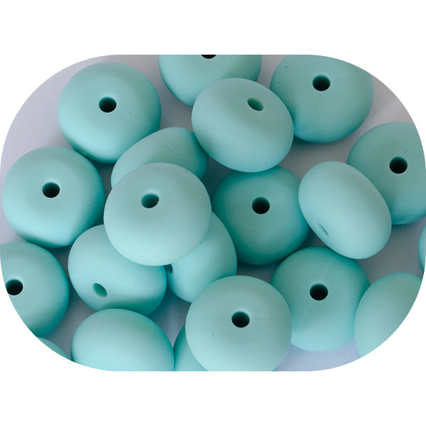 14mm Silicone Abacus Beads