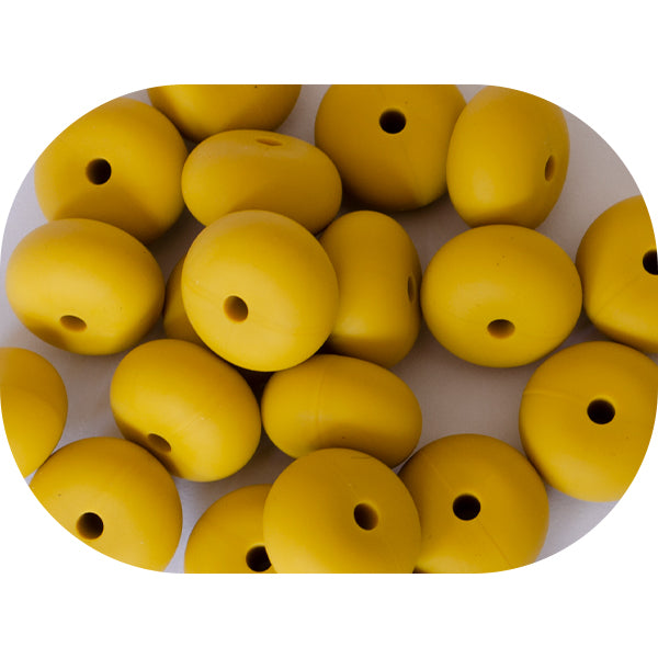 14mm Silicone Abacus Beads