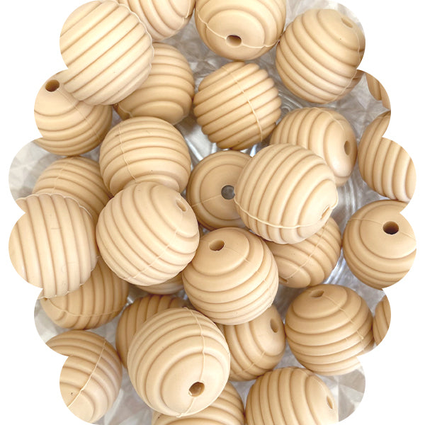 Silicone Beehive Beads