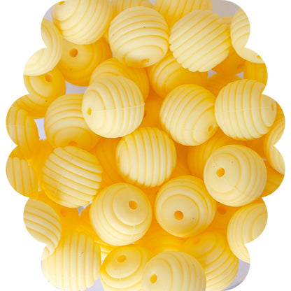 Silicone Beehive Beads