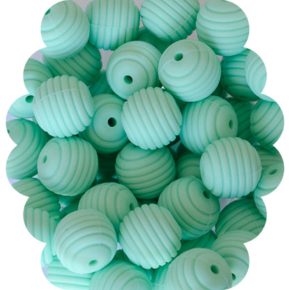 Silicone Beehive Beads