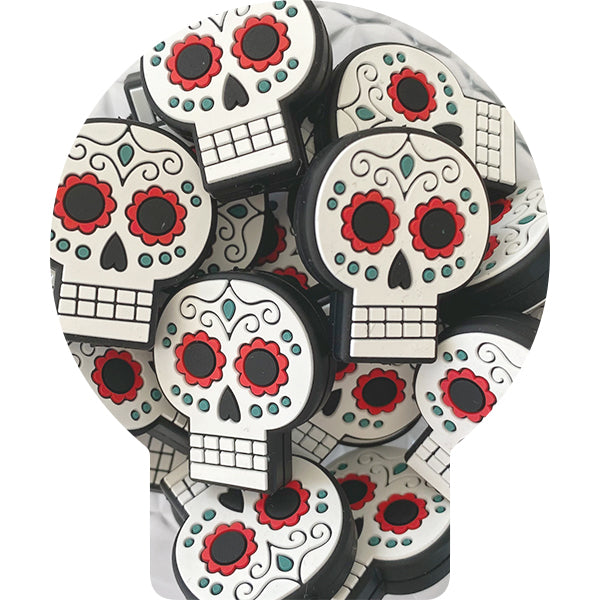 Silicone Mexican Skull Beads